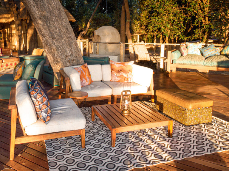 There are plenty of areas to relax around the lodge